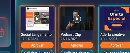 Preview do portal do cliente Start Digital